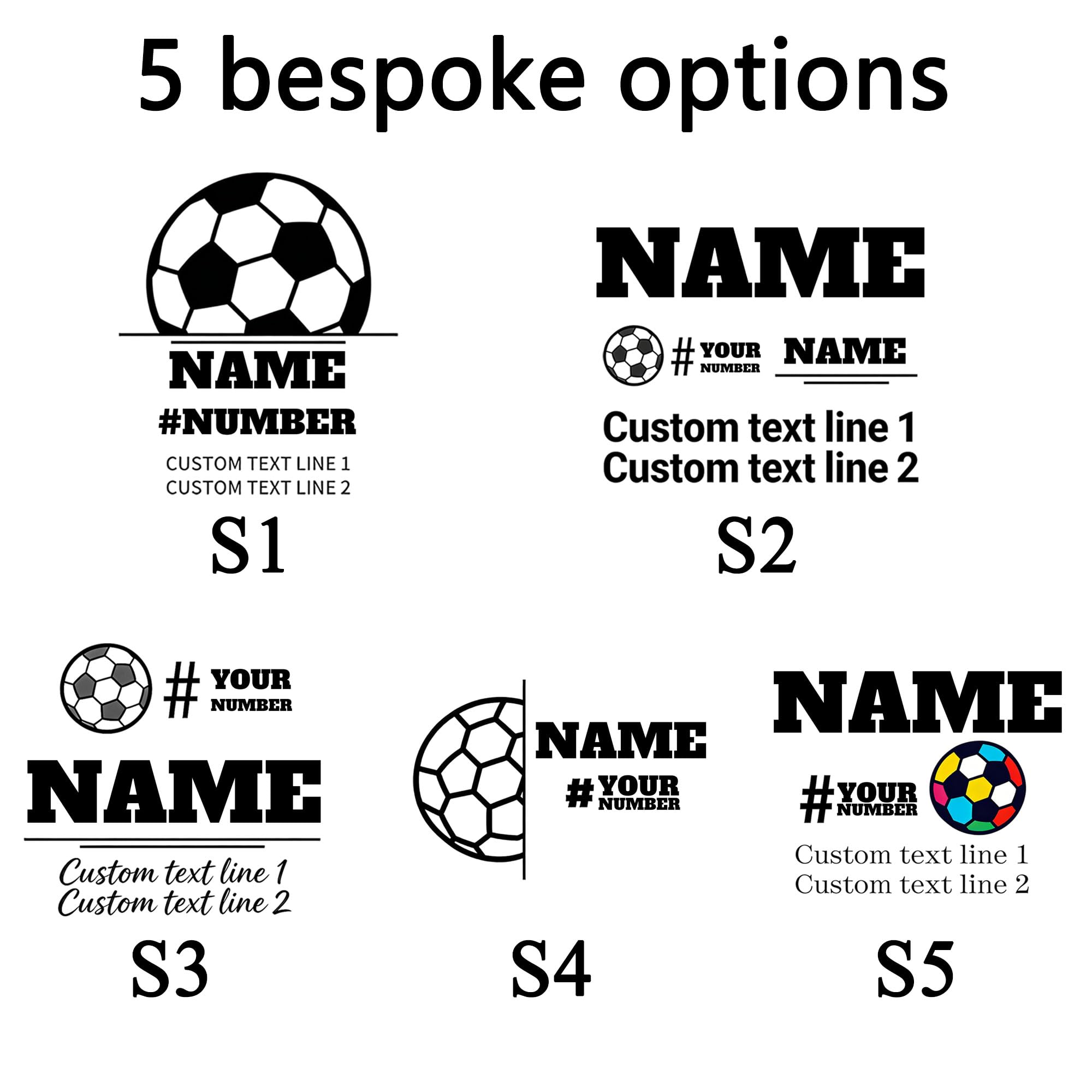 Personalisierter Fußball mit Namen und Foto, Personalisiertes Fußball-Karriere-Souvenir, Fußballgeschenke für Sohn, Tochter, Freund, Fußballfan, Vater, Trainer, Geburtstag, Abschlussfeier