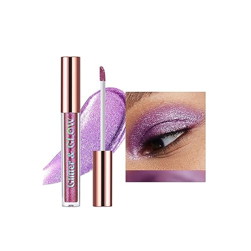Sombra de ojos con purpurina de diamante de 10 colores, sombra de ojos con purpurina líquida, sombra de ojos de sirena brillante de larga duración,
