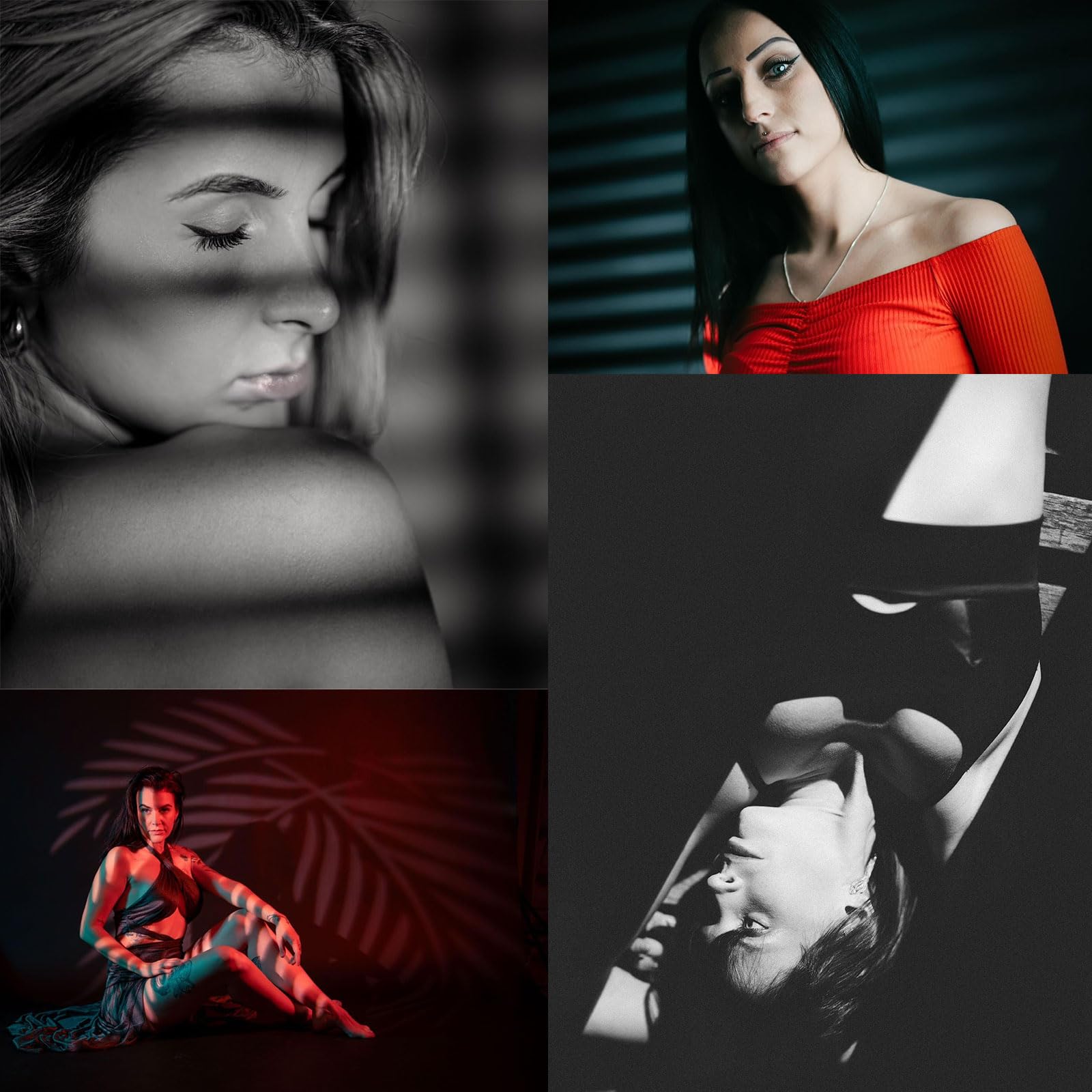 DF DIGITALFOTO Snoot Ottico Bowens Proiettore, 25 Gobo, Attacco di Proiezione di Seconda Generazione per Riflettore Fotografico, Compatibile con Aputure Amaran 100X/D 200D/X, Godox SL60, Focalizzato