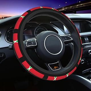 Burundi Burundian United States Flag Car Steering Wheel Cover Car Accessories,Elastic Stretch Steering Wheel Cover,Universal Steering Wheel Covers,Durable,Anti-Slip, Easy Carry