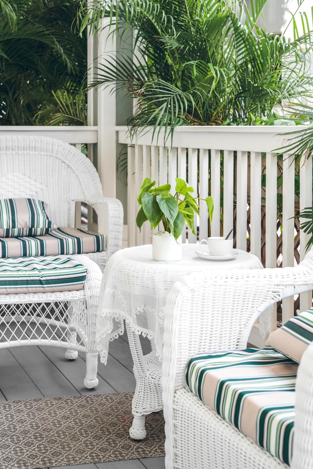 Mkono Fake Plants in Ceramic Pot, 11" Potted Artificial Plants for Home Decor Indoor Faux Green Leaf Plant with Modern White Planter for Desk Shelf Office Room Decoration (Pothos) - Image 4