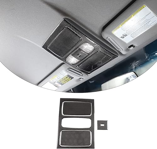 TongSheng Para Toyota Tacoma 2011 2012 2013 2014 2015 Car Soft Carbon Fiber Interior Front Row Roof Light Panel Trim Interior Car Accessories