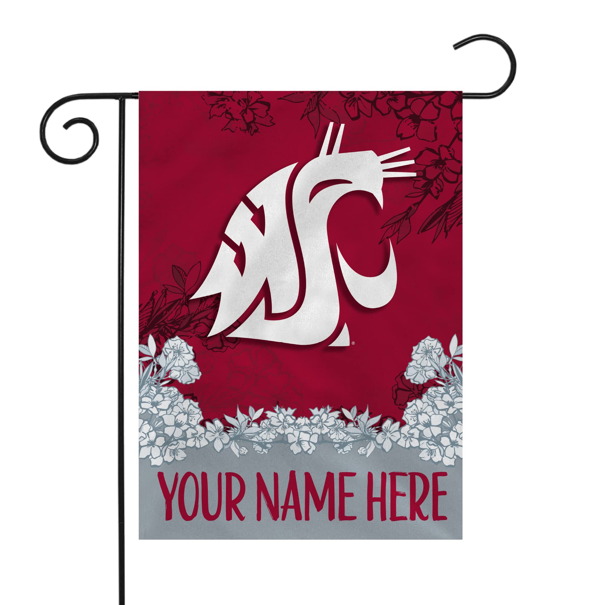 Rico Industries NCAA Standard/Primary Personalized Garden Flag