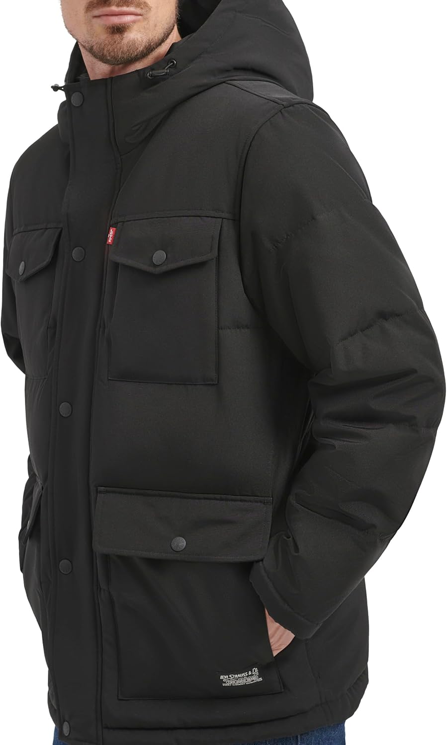 Levi's Men's Arctic Cloth Quilted Performance Parka - Image 3
