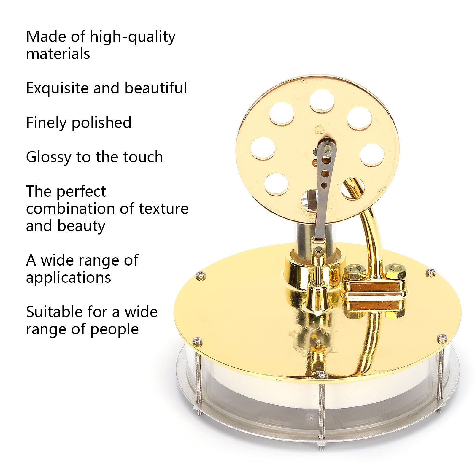 Modelo Del Motor Stirling, Funcionamiento Simple De La Belleza Del Motor Stirling De Baja Temperatura Para La Decoración