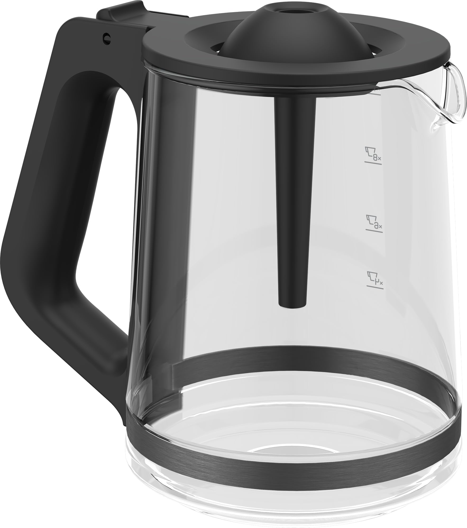 GRUNDIG - KM 8440 Filter-Kaffeemaschine - 1,25 Liter Kapazität für 12 Tassen - 1000 Watt Leistung Timer-Programm Warmhaltefunktion Tropfschutz-System - Robustes Design - Rot