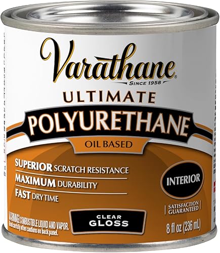 Miniatura 16 de Varathane - Poliuretano Ultimate a base de aceite, un cuarto de galón, acabado semi-brillante