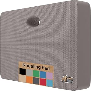 GORILLA GRIP® Extra Thick Foam Kneeling Pad for Gardening, 17.5x11 Gray