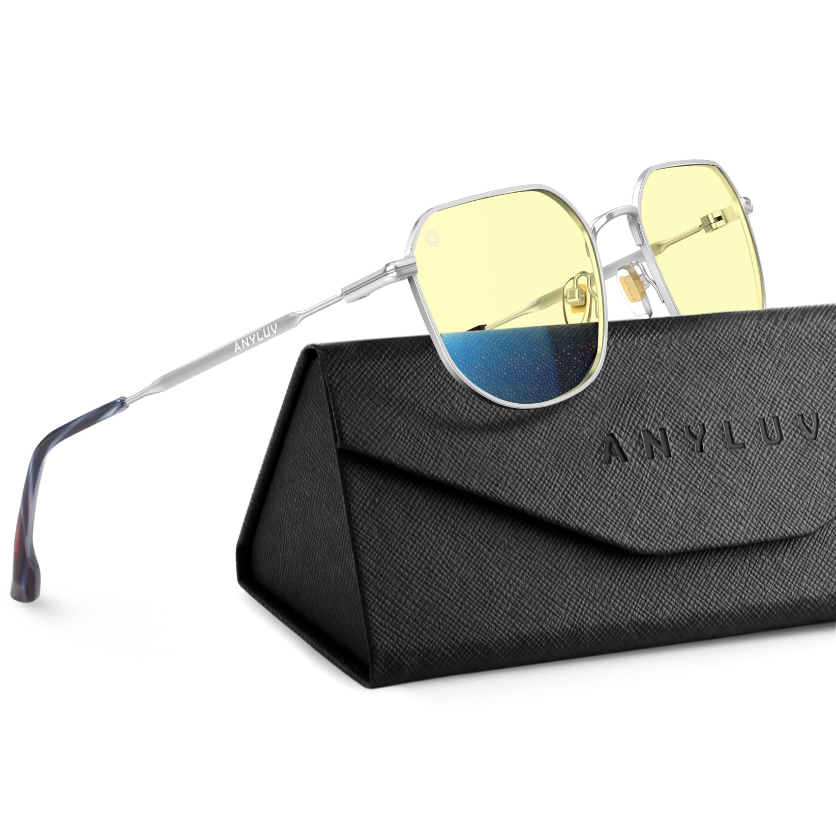ANYLUV Blue Light Blocking Glasses fo Men, Fashion Lightwight Blue Light Glasses Computer Screen Blocker Eyewear
