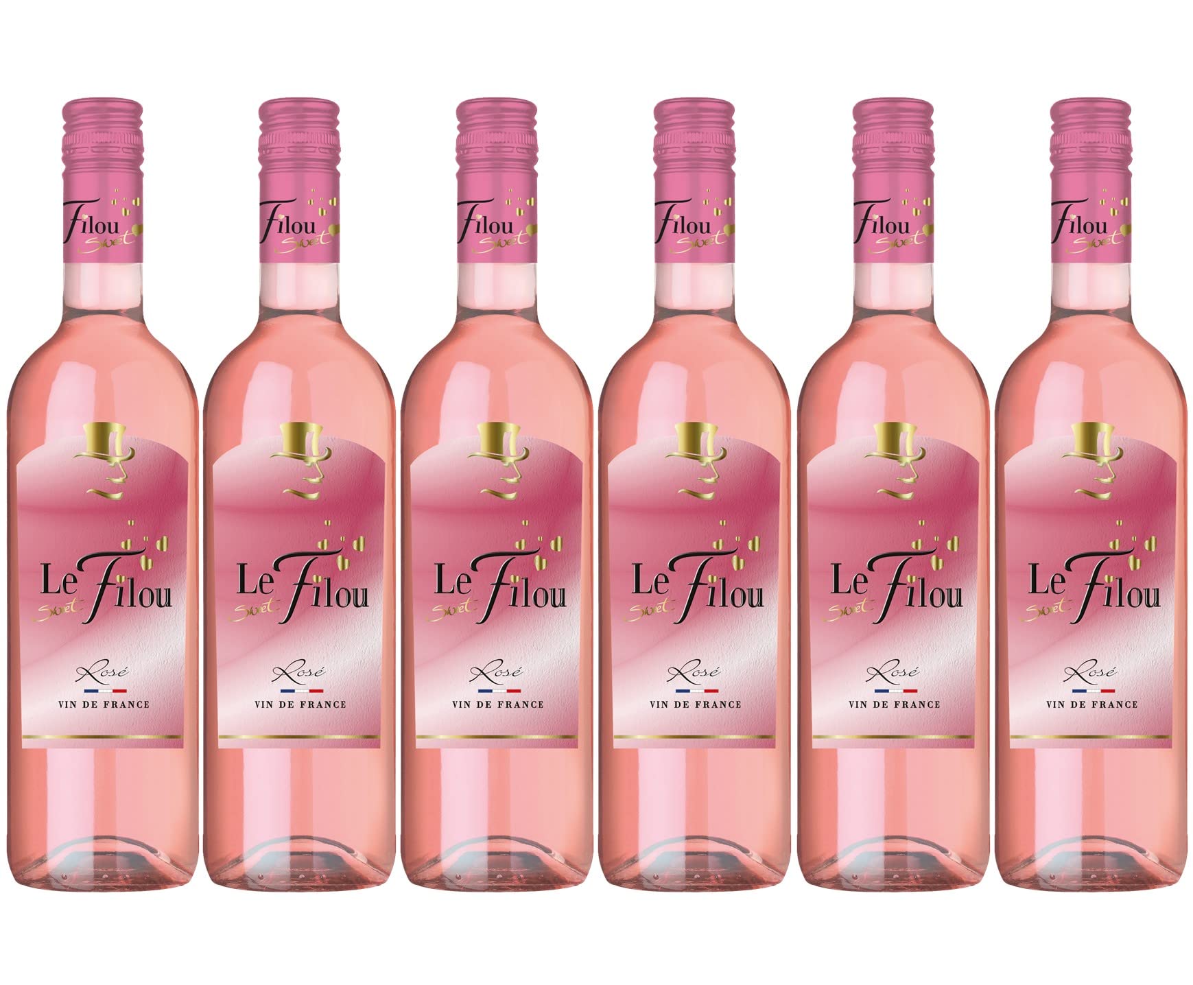 Le Sweet Filou - Lieblicher und fruchtiger Roséwein aus Frankreich (6 x 0.75 l)