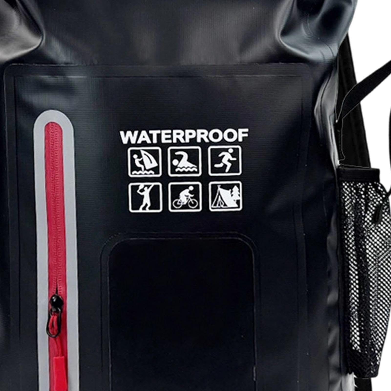 Zaino Dry Bag Impermeabile Capacità Elevata Chiusura A Rotolo Ultraleggero | Zaino Impermeabile Da Trekking Per Uomo Donna Kayak Paddleboard Nuoto Pesca Escursionismo Outdoor Spia