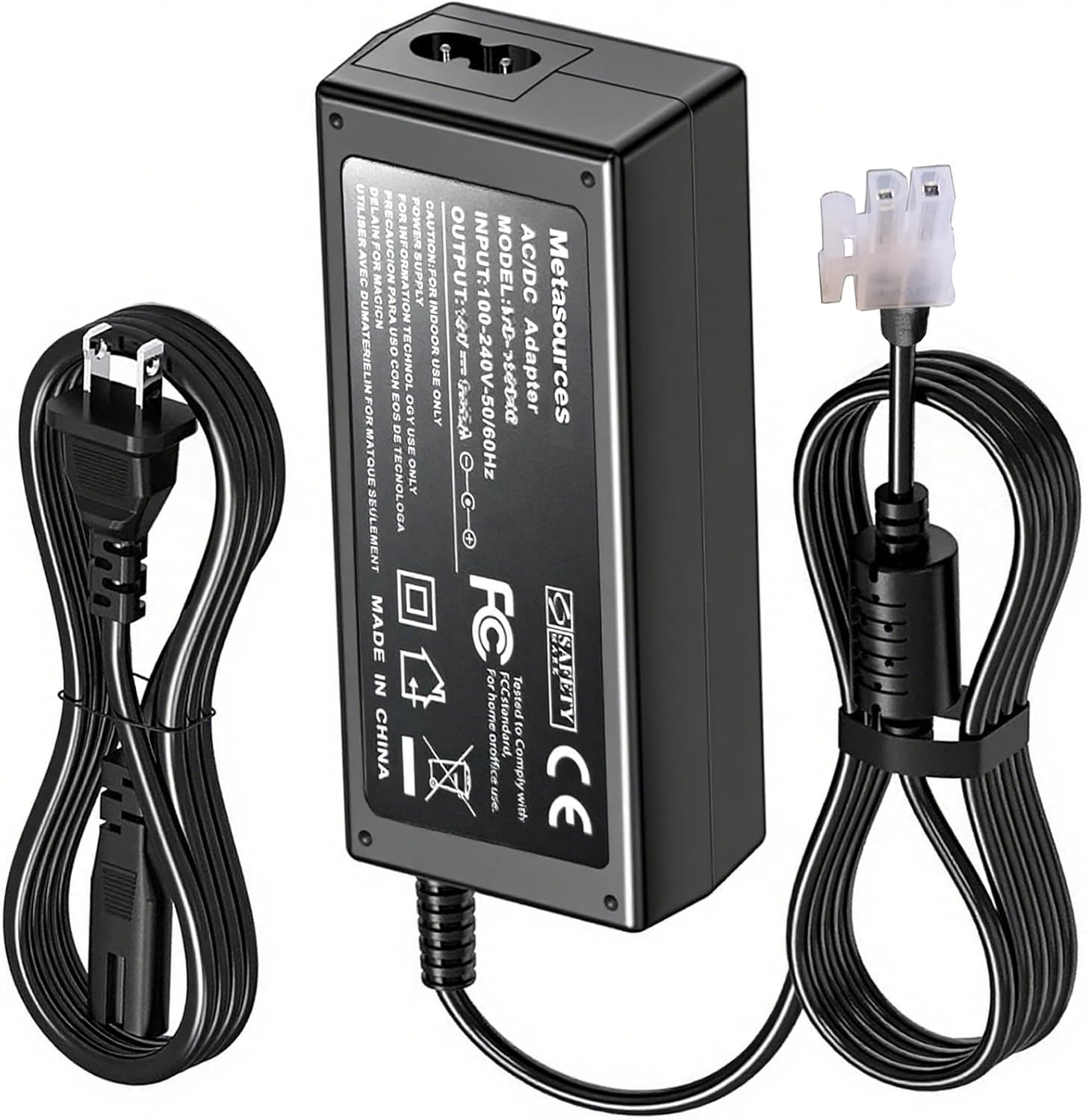 12V 2-Pin AC DC Adapter Compatible with FSP Group Model No: FSP036-RBBN2 FSP036-RHBN3 FSP036RBBN2 FSP036RHBN3 12VDC DC12V 2-Prong/2-Pole Sparkle Power Supply Charger