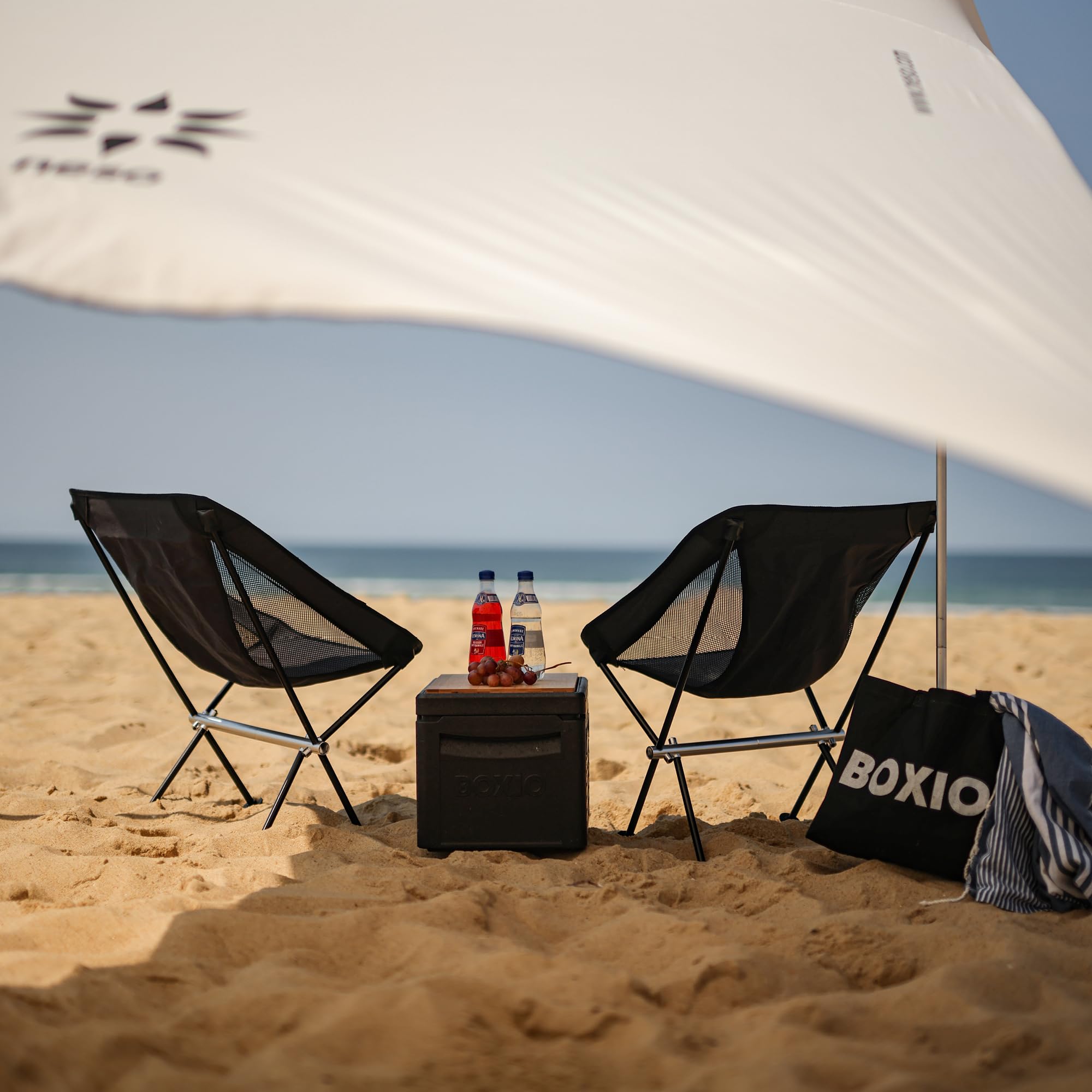 BOXIO - Chair: Ultraleichter Campingstuhl, Faltbarer Klappstuhl für Camping, Picknick & Strand | Komfortabler Sessel & Angelstuhl – Ideal als Strandstuhl & Campingstühle Outdoor (2)