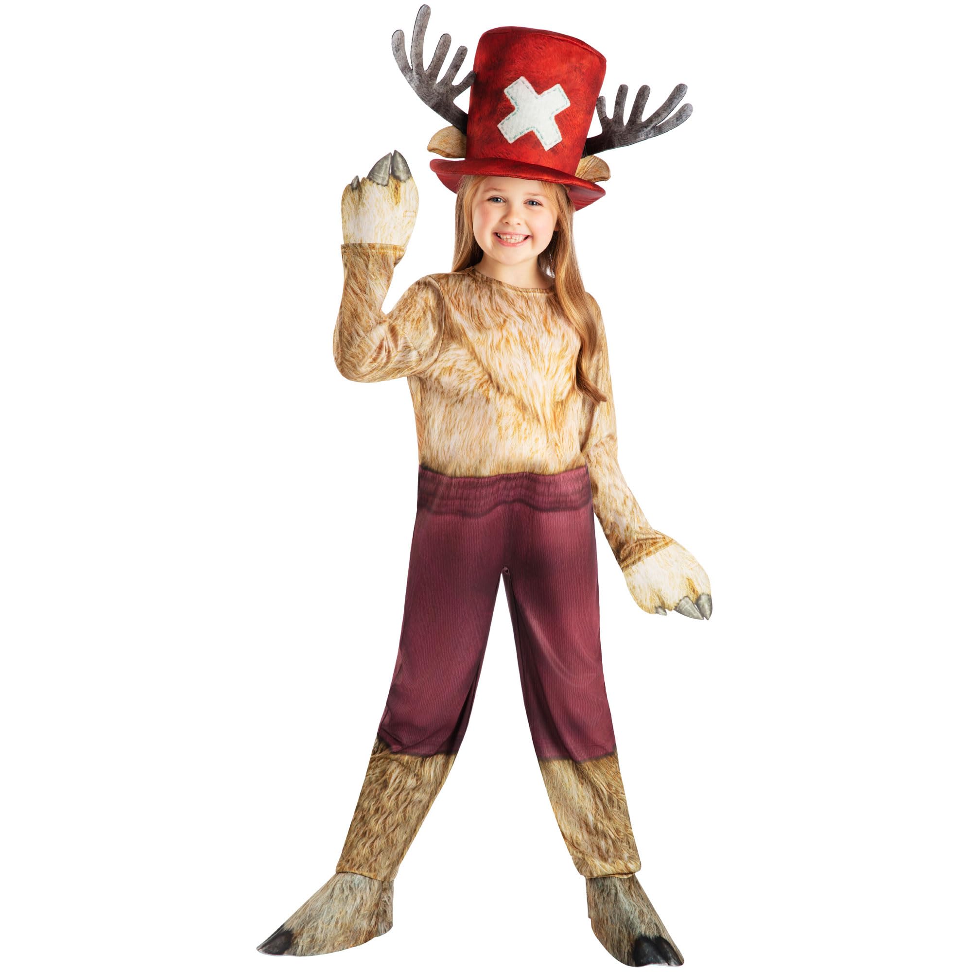 Rubies Official Tony Tony Chopper Child Costume, Kids Fancy Dress, Size 11-13 Years