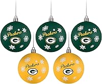 Vista 11 de FOCO Dallas Cowboys NFL 5 Pack Shatterproof Ball Ornament Set