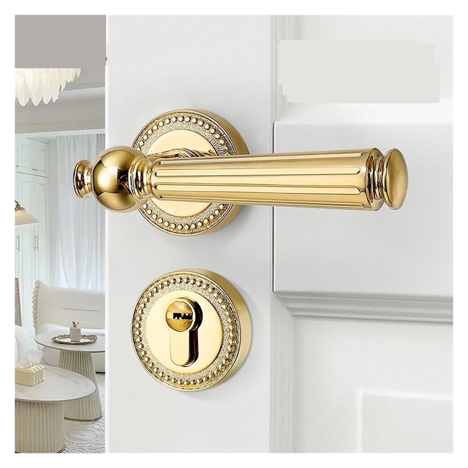 Cerradura de puerta francesa para interiores ideal para crear dormitorios modernos y calmados