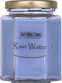 Rain Water Scented Blended Soy Candle | Clean Fresh Fragrance | Hand Poured in The USA by Just Makes Scents Candles & Gifts