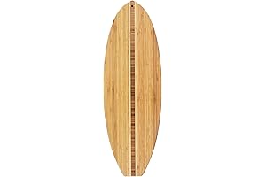 Totally Bamboo Surfboard Cutting Board: Carve Up Delectable Meals and Delights on Nature's Finest