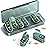      , Am & Pm Pill Organizer 7 Days, Meicine Pill Organinzer, Pill Box 7 Day, Weekly Pill Organizer for Travel, Vitamins, Fish Oils, Supplements