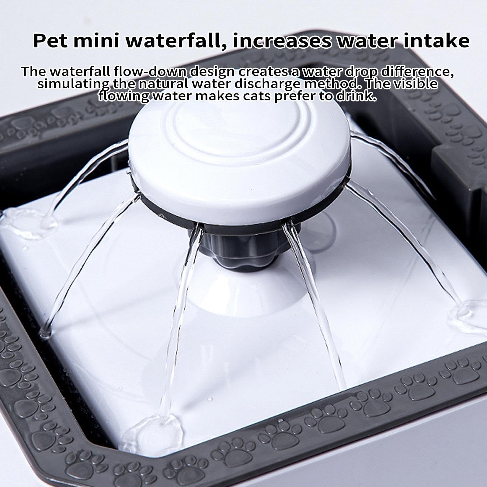 Staccabile alimentato USB astuto automatico della fontana 2.5L del gatto