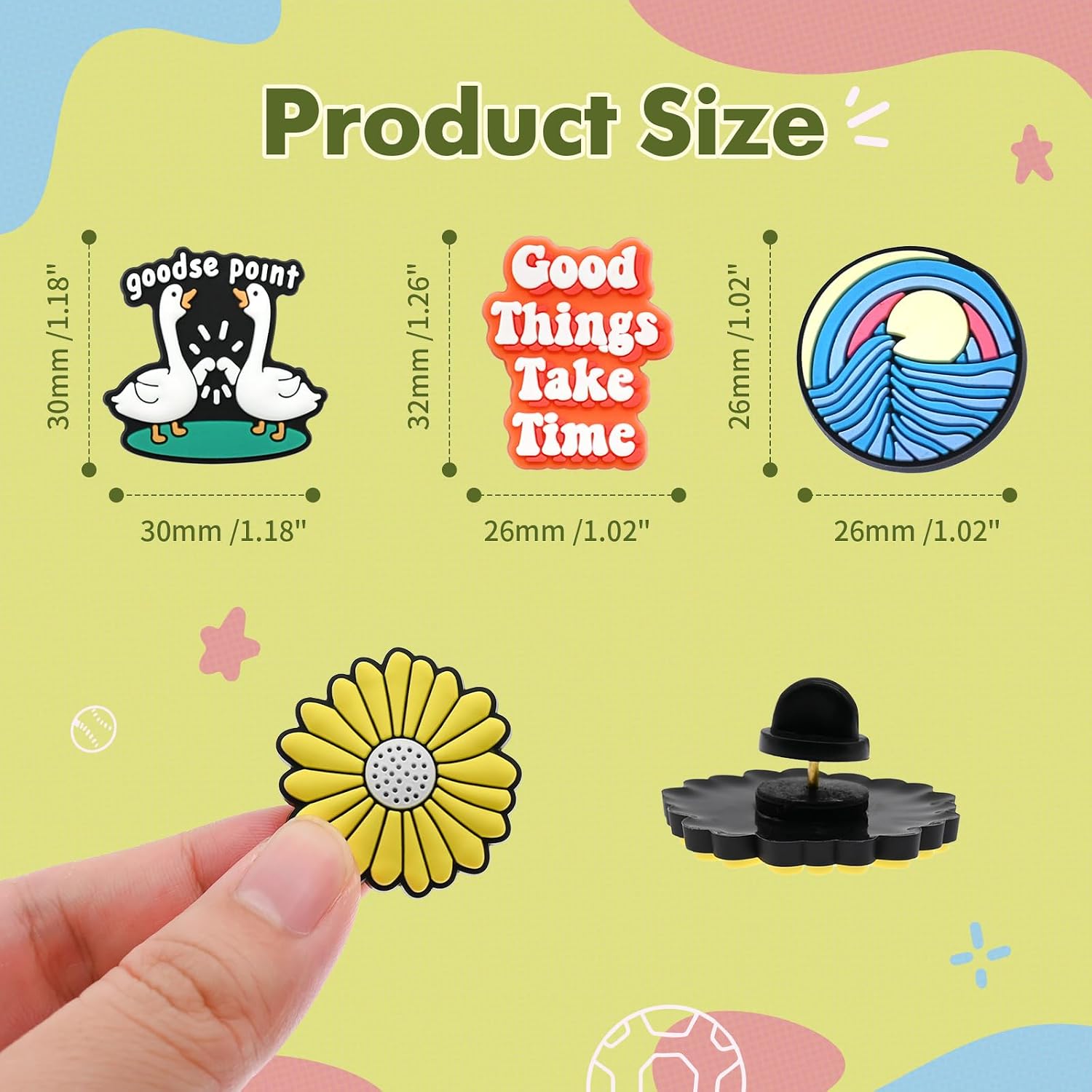 Cute Pins Bulk,Funny Backpack Pin Lapel Badge Pins Set for Jackets,Hats