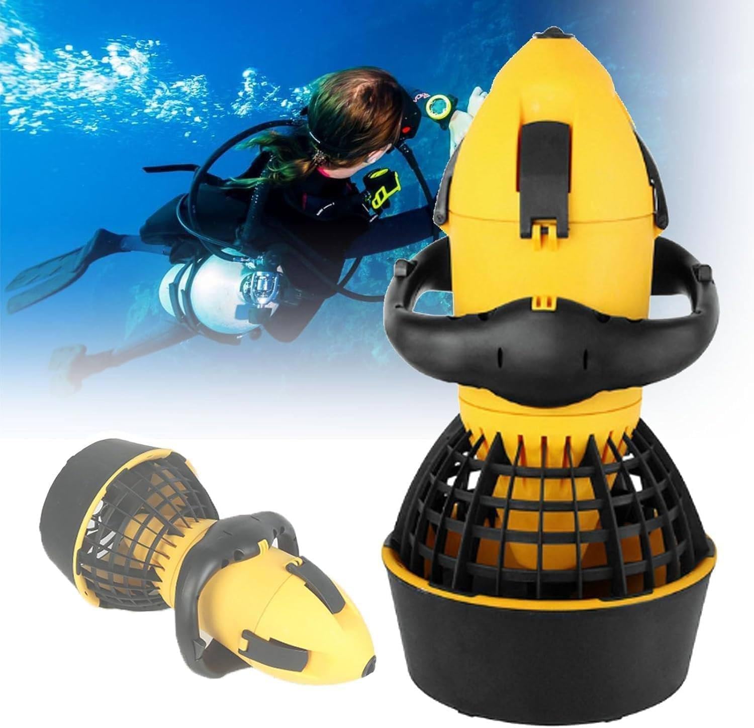 Underwater Sea Scooter Scuba Diving Swimming Boosters ，Ultra -Long Battery Life, Underwater Scooter for Sea&Pool