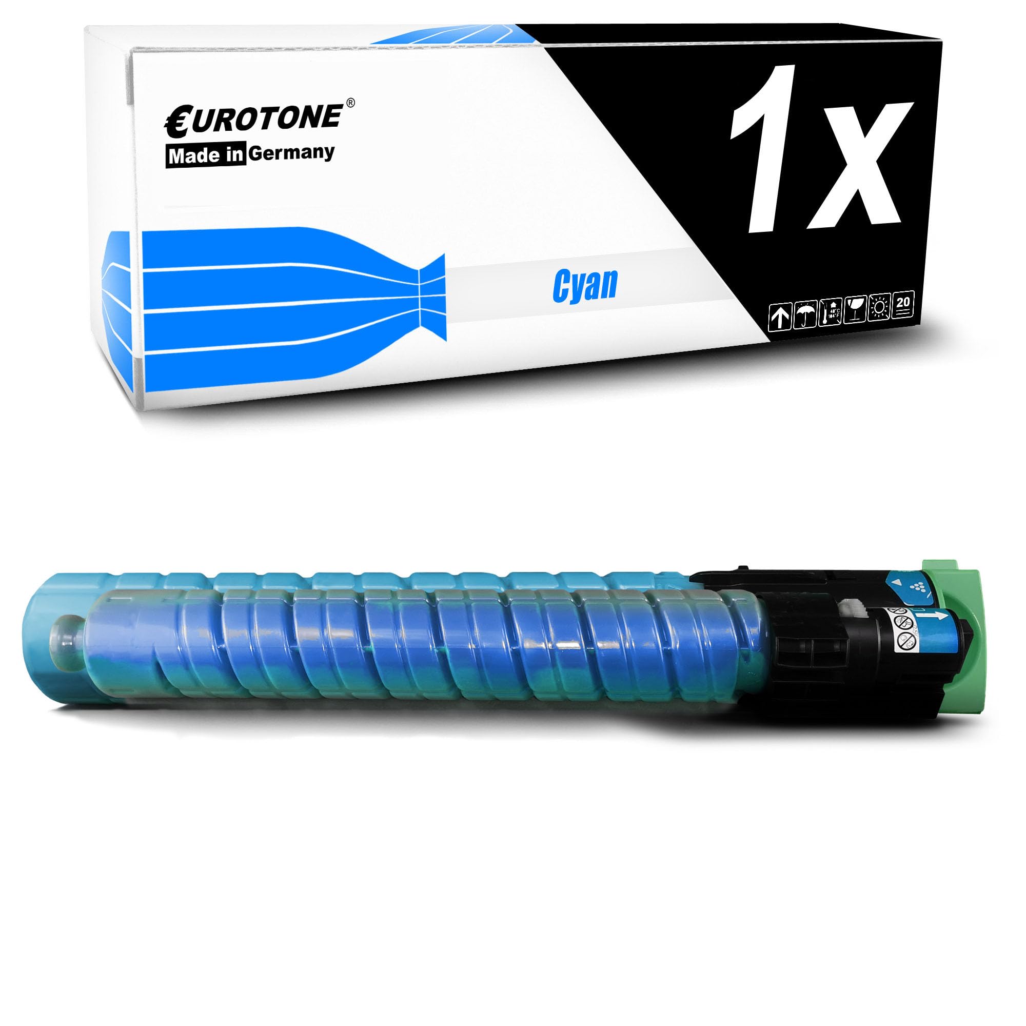 Toner Ricoh MPC3300 cyan idéal pour les dossiers d'agence - 8