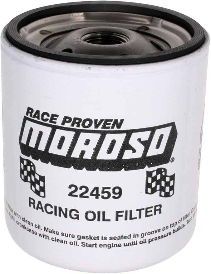 Moroso 22459 Racing Oil Filter, Chevy, Short, PH30 TG30 L20049 51069