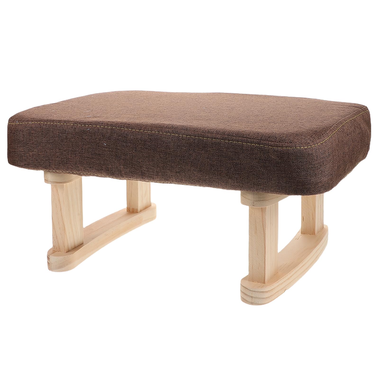 Banc de chambre en bois massif moderne : meuble polyvalent et tabouret salon rembourré en tissu