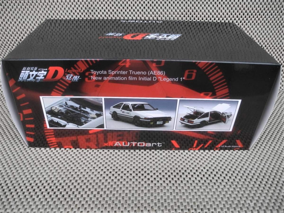 OUTLET 包装 即日発送 代引無料 オートアート1/18イニシャルD AE86