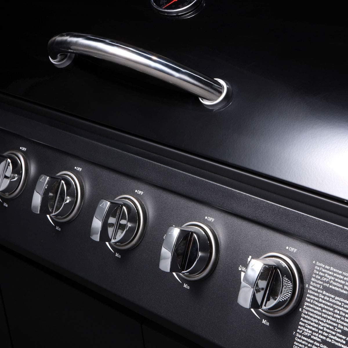 CosmoGrill Gas Grill Control Replacement Burner Knobs Round for Original, Deluxe, Pro Series Barbecue