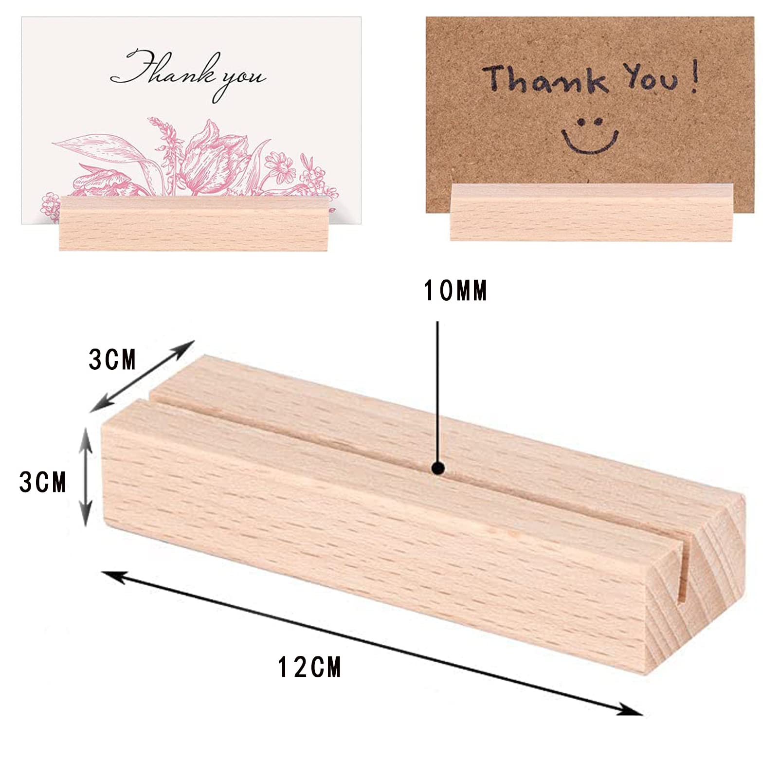 8 Stück Tischnummernhalter aus Holz für Hochzeit, Party, Tischdekoration, Acrylschilder, Halter für Abendessen, Zuhause