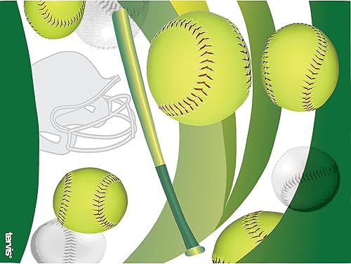 Miniatura 15 de Tervis Vaso de softballs con envoltura y tapa verde lima, 16 onzas, transparente Clásico
