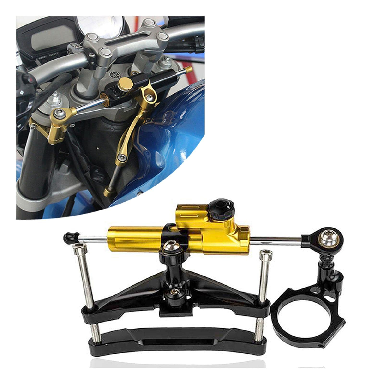 Ammortizzatore di sterzo per Moto per Yamaha FZ1 FAZER 2006-2015 Moto Sterzo Stabilizzatore Ammortizzatori