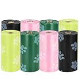 120Pcs Thick Dog Poop Bags Rolls, Leak-Proof Poop Bags for Dog and Cats Litter, 9x13 Inch Scented Pet Waste Bag for Small - Large Dogs Walking, Fits Most Doggie Bag Holder for Leash