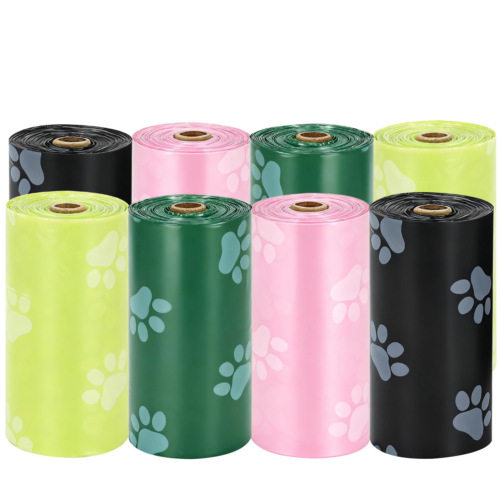 120Pcs Thick Dog Poop Bags Rolls, Leak-Proof Poop Bags for Dog and Cats Litter, 9x13 Inch Scented Pet Waste Bag for Small - Large Dogs Walking, Fits