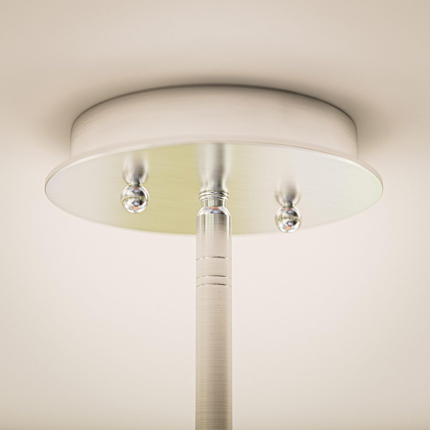 Kenroy Home 93013BS Bulletin 3-Light Pendant, Brushed Steel