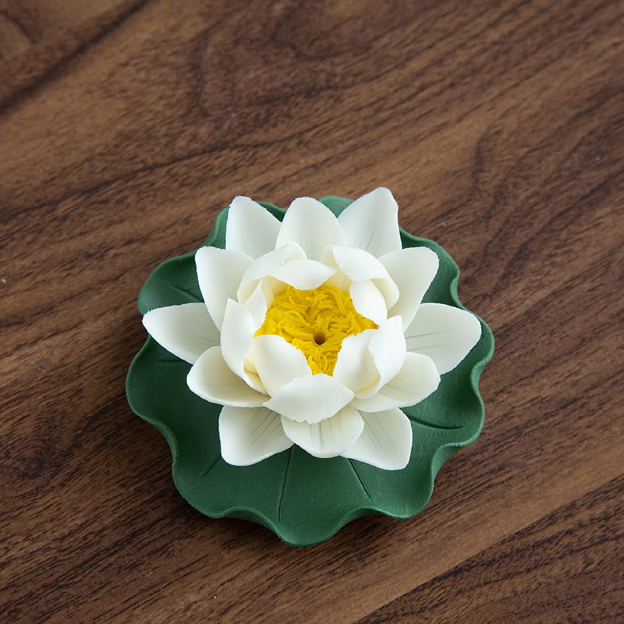 Amazon.co.jp: お香立 線香立て 香炉 蓮の花 贈り物 F プレゼント