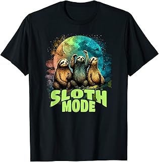 Cute Baby Sloth Lover Three toe Sloth Mode Peresozo T-Shirt