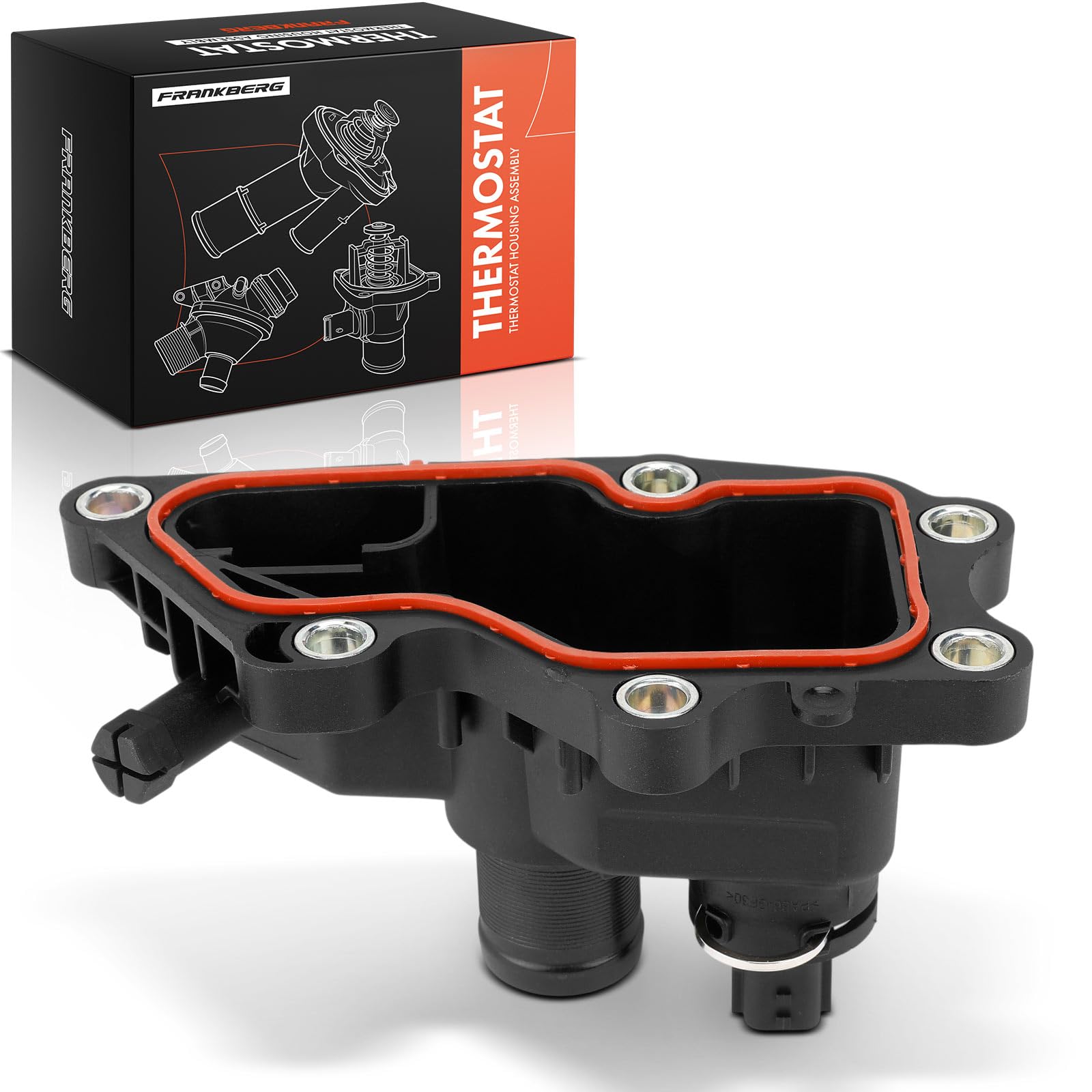 Frankberg Refrigerante del Termostato Benzina 2-Poli Compatibile con Twingo III BCA BCM Fortwo Cabriolet 453 Fortwo Coupé 453 Replace# 2812010180