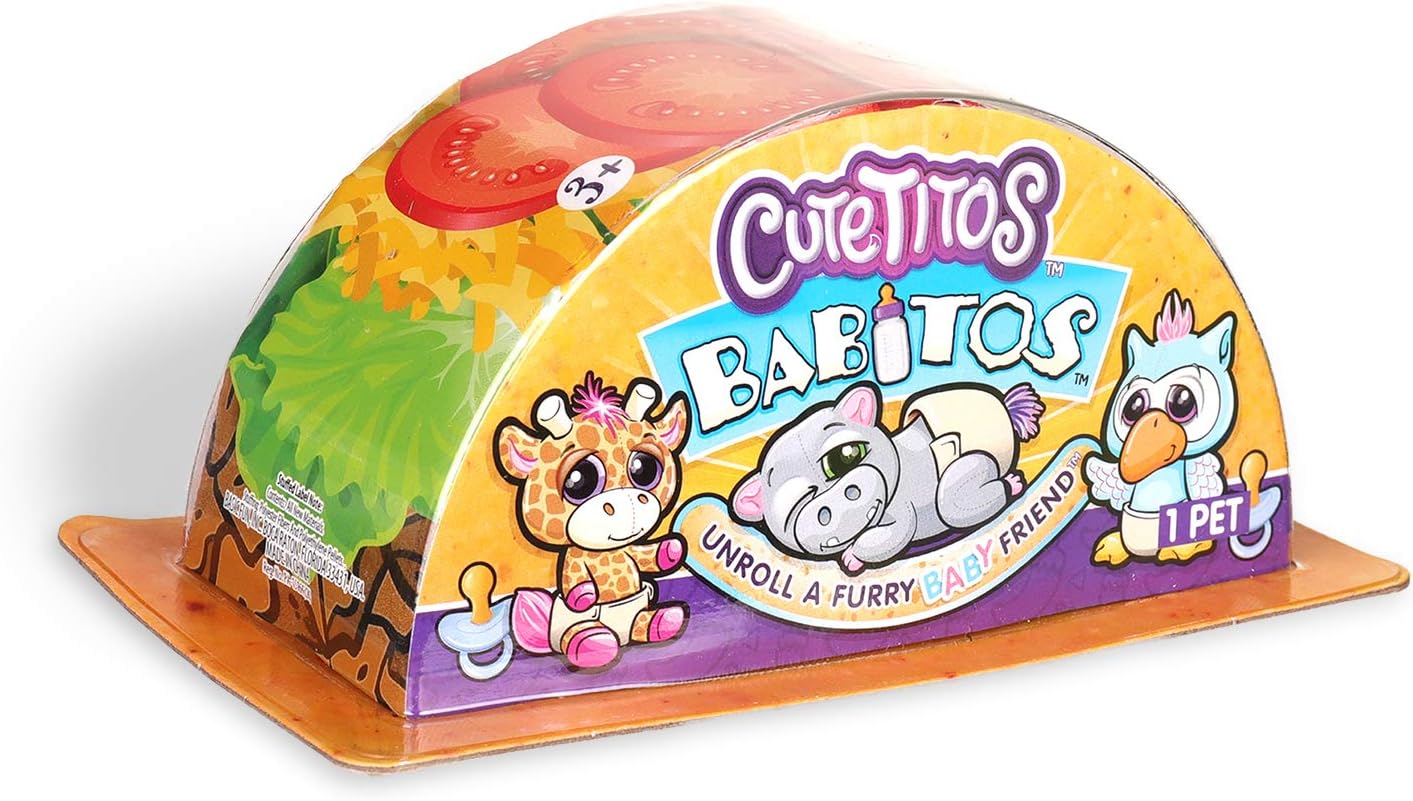 Basic Fun! Cutetitos Babitos - Mystery Stuffed Animals - Collectible Plush