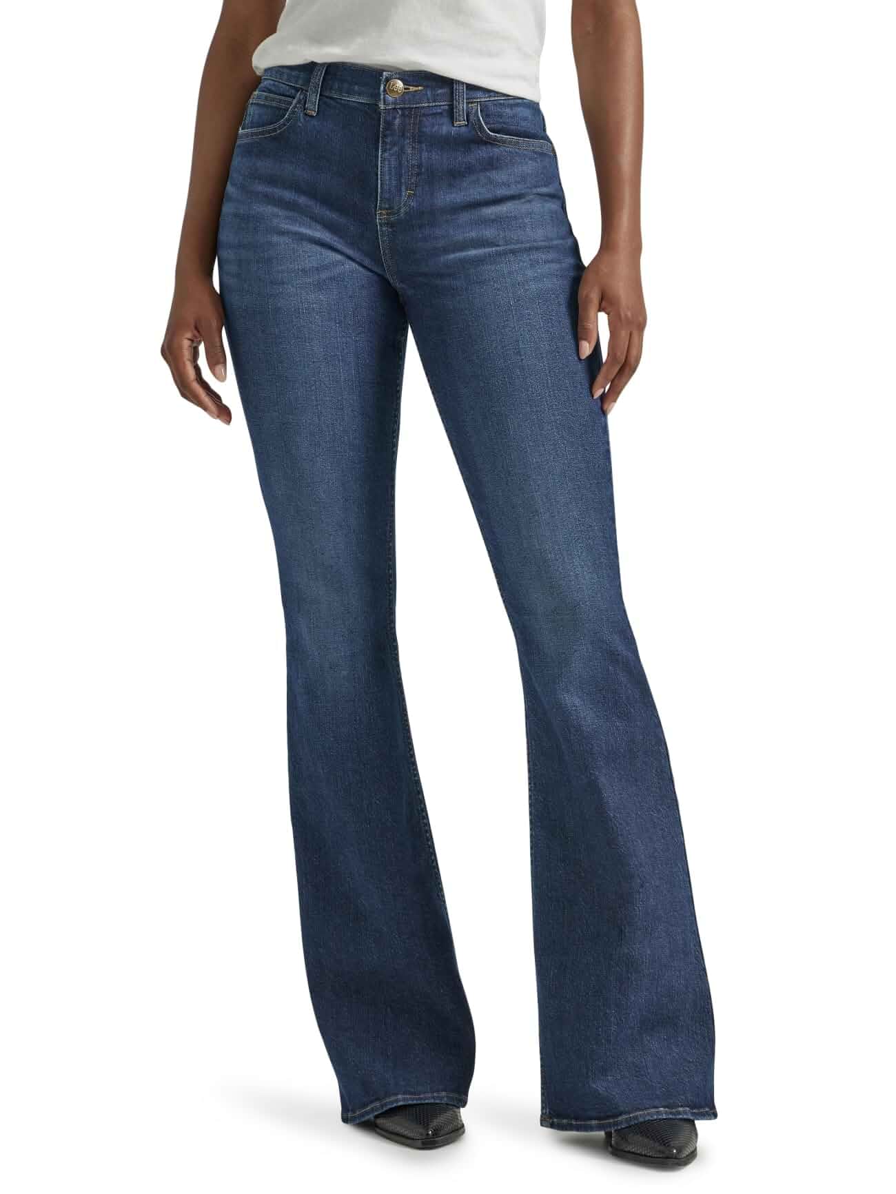 Lee Women's Legendary Mid Rise Flare Jean Jeans