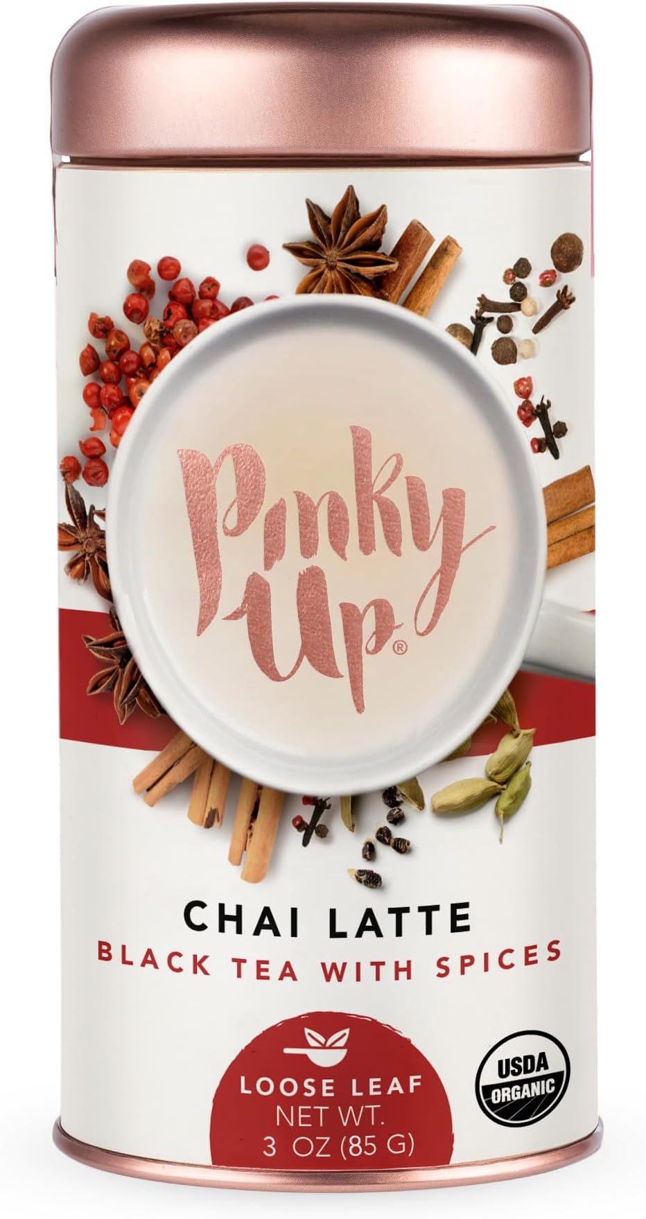 Chai Latte Loose Leaf Tea Tins by Pinky Up