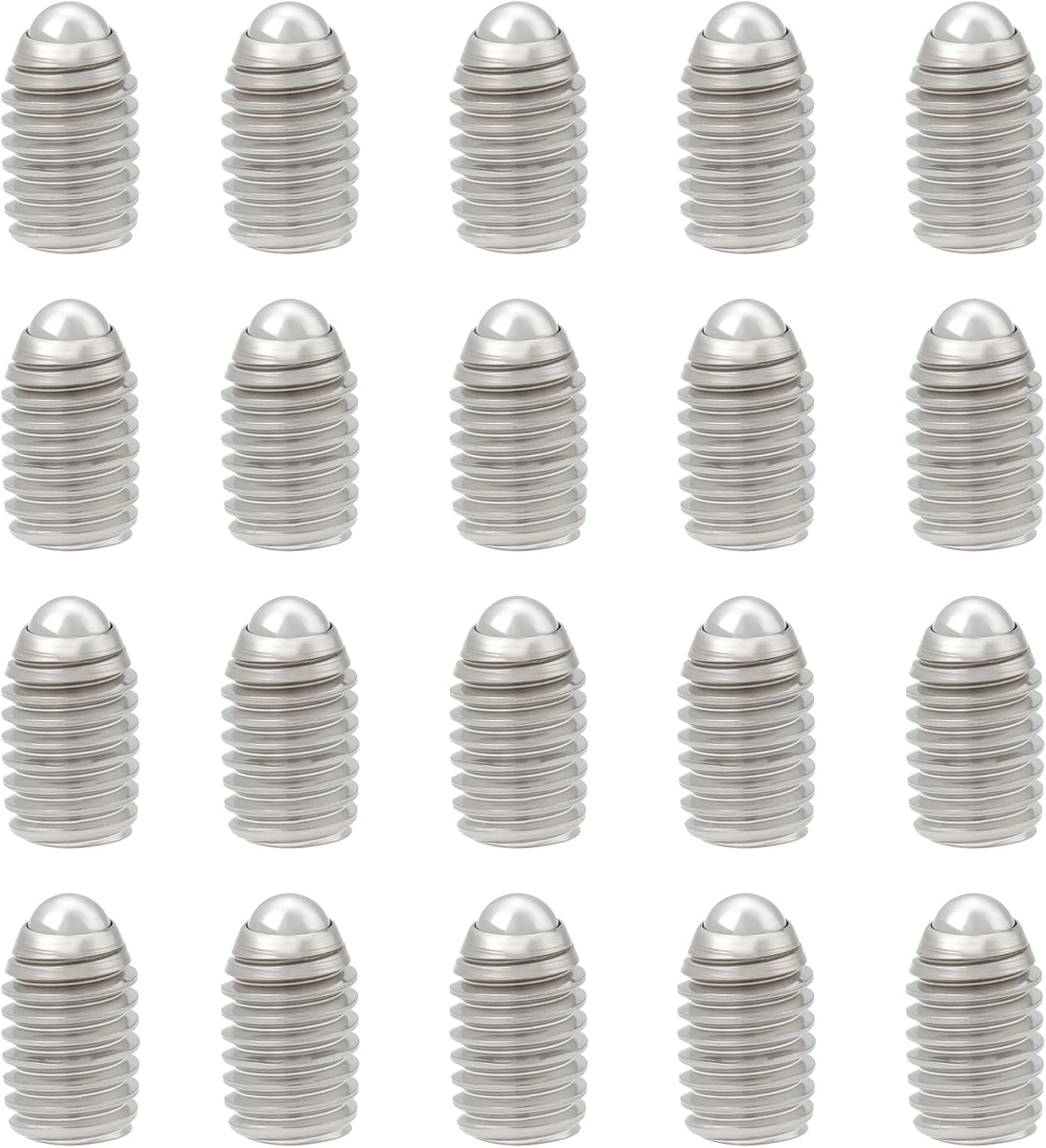 20 Pack Ball Point Set Screws M3 x 6 mm 304 Stainless Steel Compatible with CNC 3D Printers Robotics Fixtures