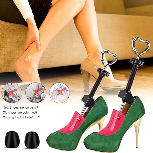 Miniatura 4 de XYH Estirador de zapatos para mujeres y hombres, ajustable en 4 direcciones para pies anchos