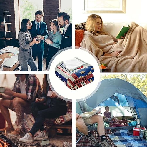 Miniatura 7 de Regalos para el Día de los Veteranos, manta del 4 de julio, regalo de ciudadanía para soldados de ceremonias cívicas, regalo militar, decoración del