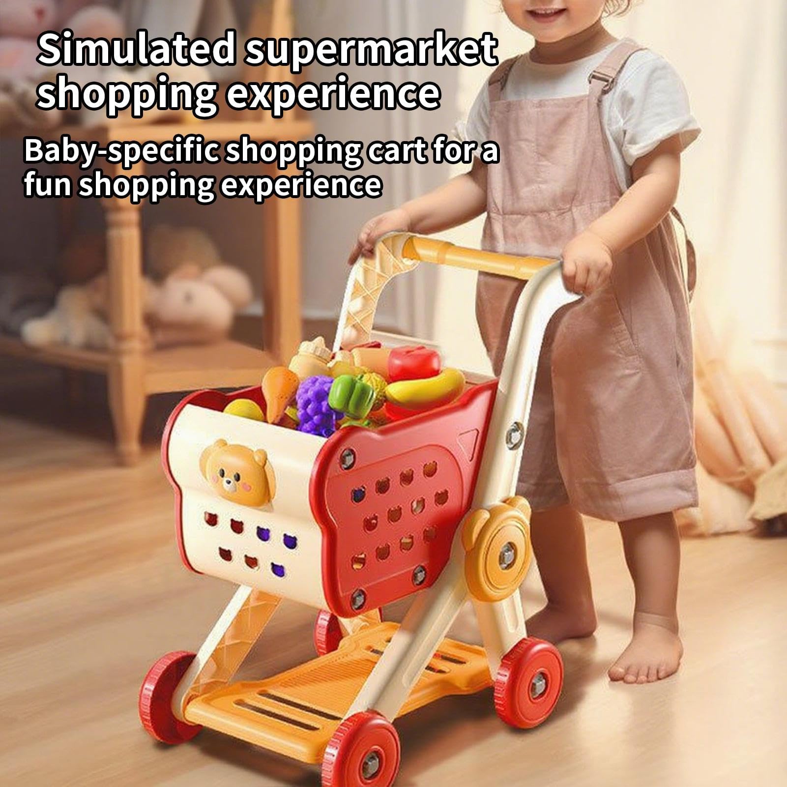 Carrello della spesa giocattolo per bambini Giochi del supermercato