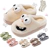 Soulmate Slippers Tongue Out Winter, Kissing Slippers, NEW 3D Big Eye Dog Fun Cartoon Package Head Eva Slippers, Cute Soft Warm, Comfortable And Non-Slip