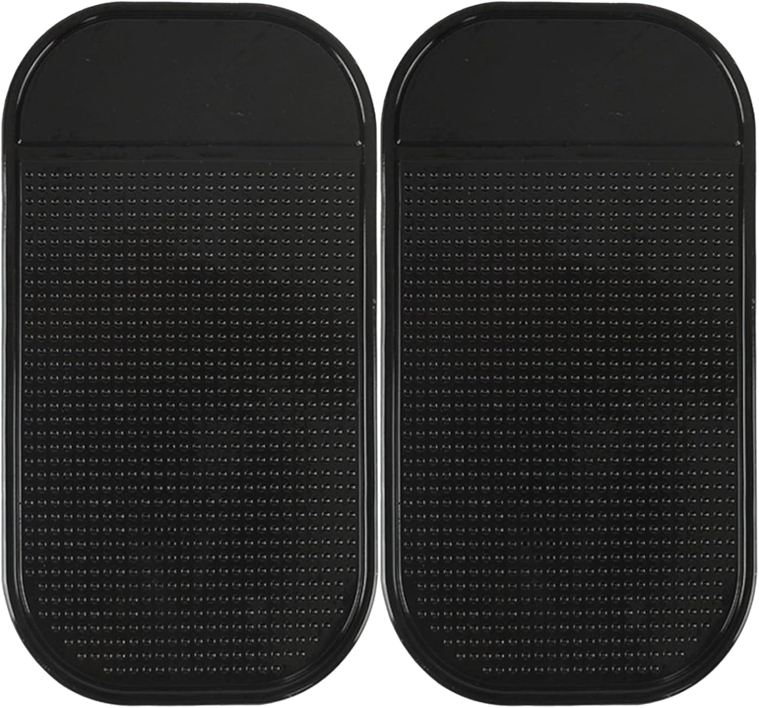 2 Pieces Dash Cell Phone Pad for Chevrolet Chevy Colorado, Center Console Anti-Slip Mat Interior Accessories Non-Slip Sticky Pad Black, 14cm×8cm