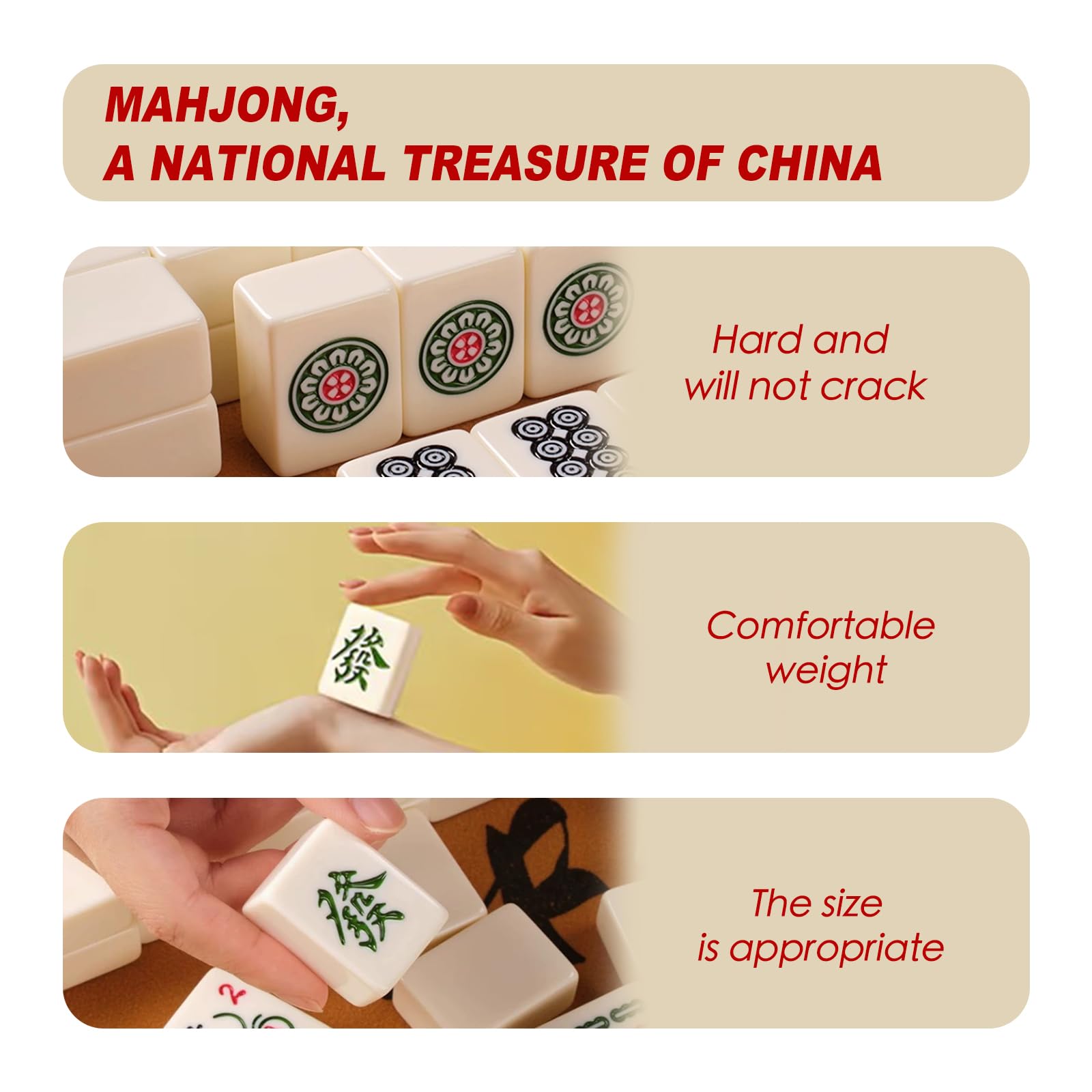 Amazon.com: SEAMEW Professional Traditional Chinese Mahjong Set